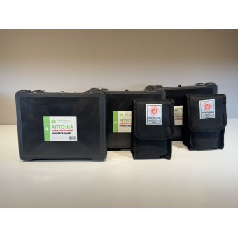 Аптечка первой помощи универсальная в футляре (с механическим тонометром) купить