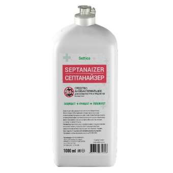 Дезинфицирующая жидкость Septanaizer (75% спирта) 1 л купить