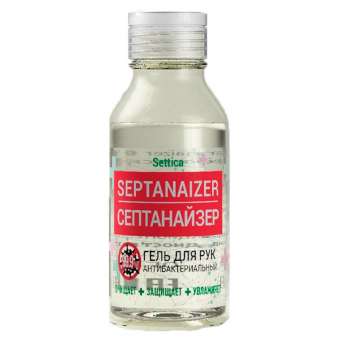 Косметический антисептик-гель Septanaizer (65-69% cпирта) 100 мл купить