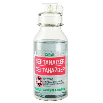 Косметический антисептик-лосьон Septanaizer (65-69% cпирта) 100мл. купить