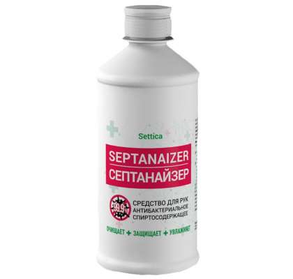 Дезинфицирующая жидкость Septanaizer (75% спирта) 0,5 л. фото