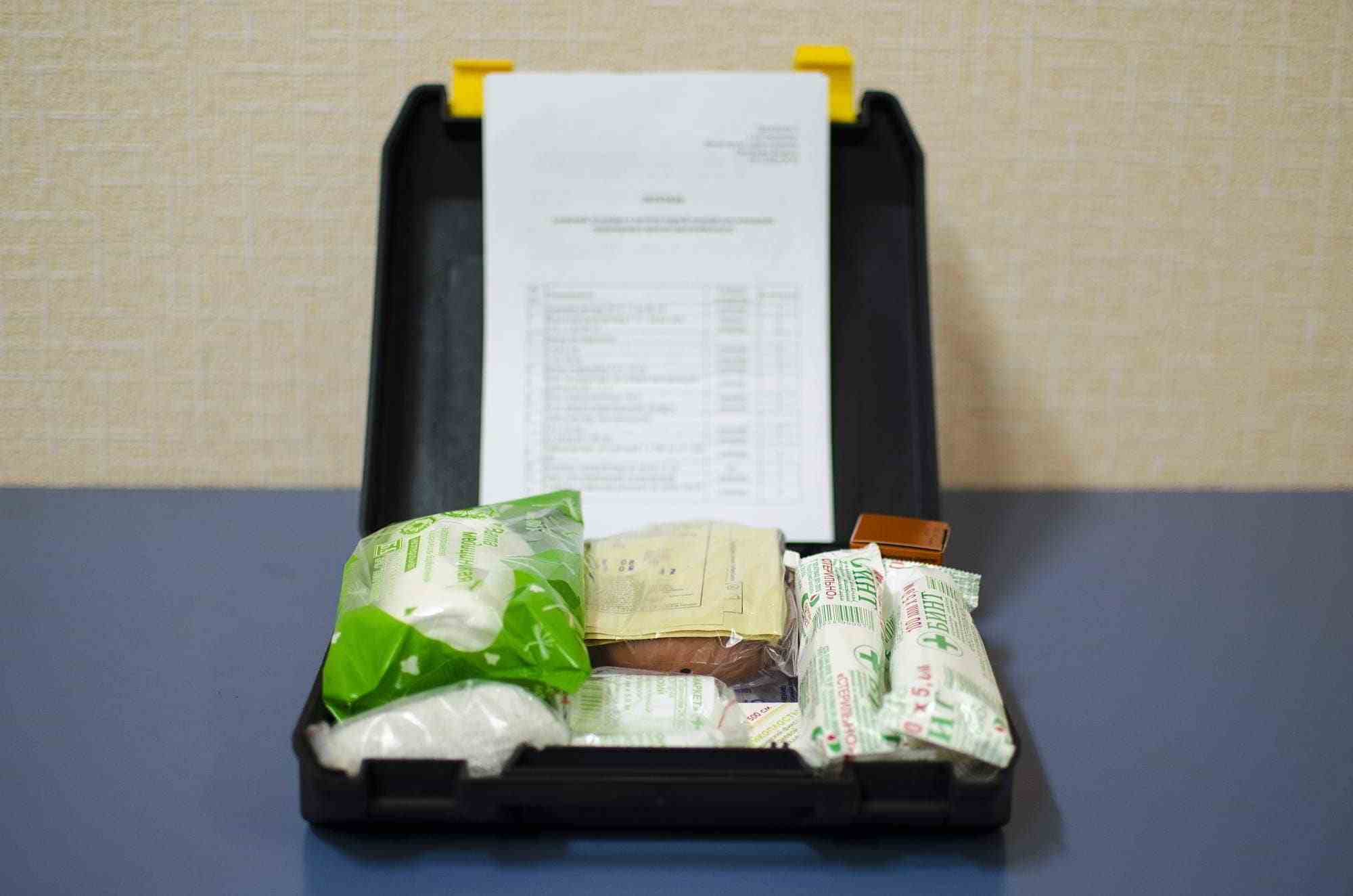 Транспортная аптечка: что внутри, где купить?