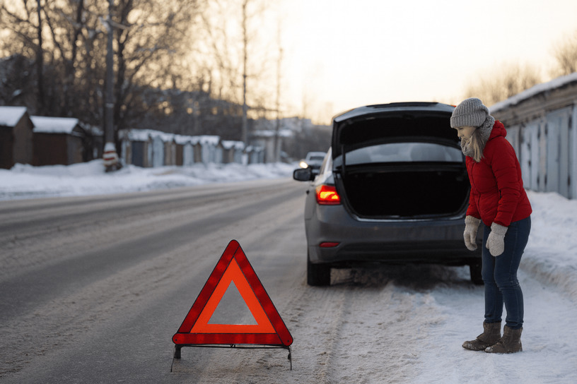 Что делать если машина заглохла зимой. Комплект экстренной помощи