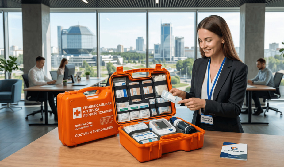 Универсальная аптечка для работы: состав и требования